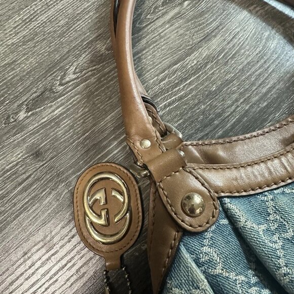 Gucci Sukey Denim Large Bag - Picture 6 of 12
